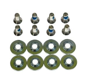 RETAIL PACK-8 Screws & Washers for Binding inserts-12mm Phillips Flat Head