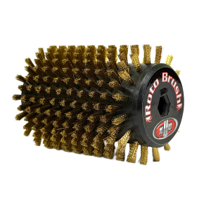 BRASS .10 x 6mm - structure base (Criss -cross/Diamond or Straight pattern), cleans base of dirt & old waxes. Use @ 700 r.p.m.  100mm width