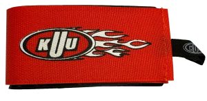 DELUXE SKI STRAP w/ 2" Deluxe Rubber Divider- Bulk ORANGE Ea.