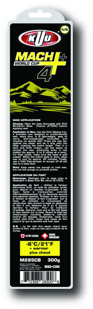 MACH 4+ WORLD CUP YELLOW  -  Moist (-5c & Warmer)         300g