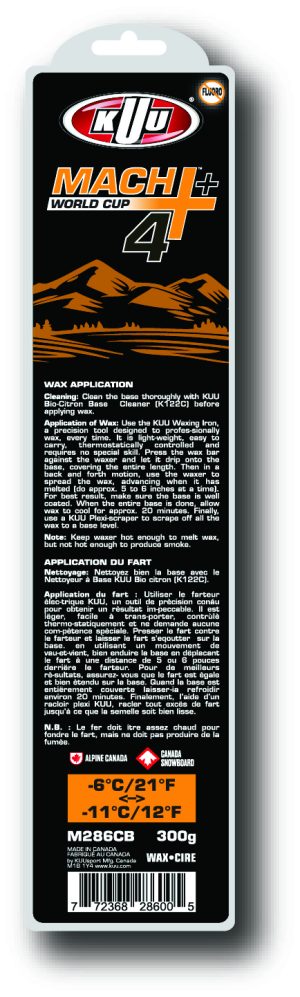 MACH 4+ WORLD CUP ORANGE  -  Universal (-5c to -11c)       300g