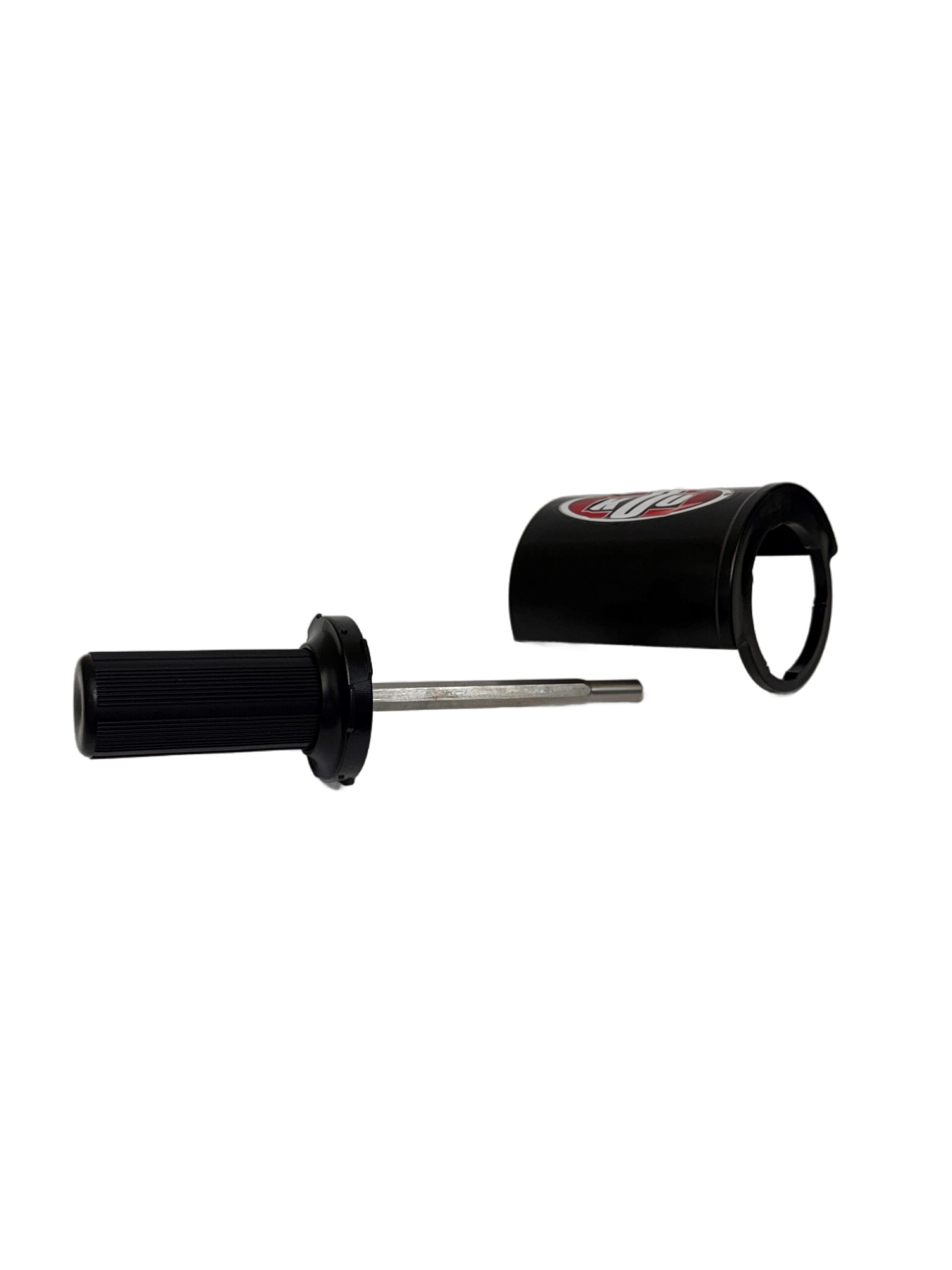 HANDLE for Roto Brush - with safety COVER Holds 100mm brushes - Image 2